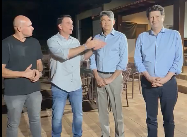 Flávio reafirma que Medeiros no Senado é prioridade de Bolsonaro